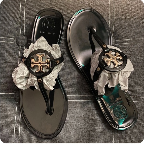 tory burch mini miller jelly sandal size 10 - Picture 1 of 3
